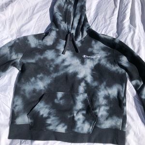 Tie dye Champion hoodie